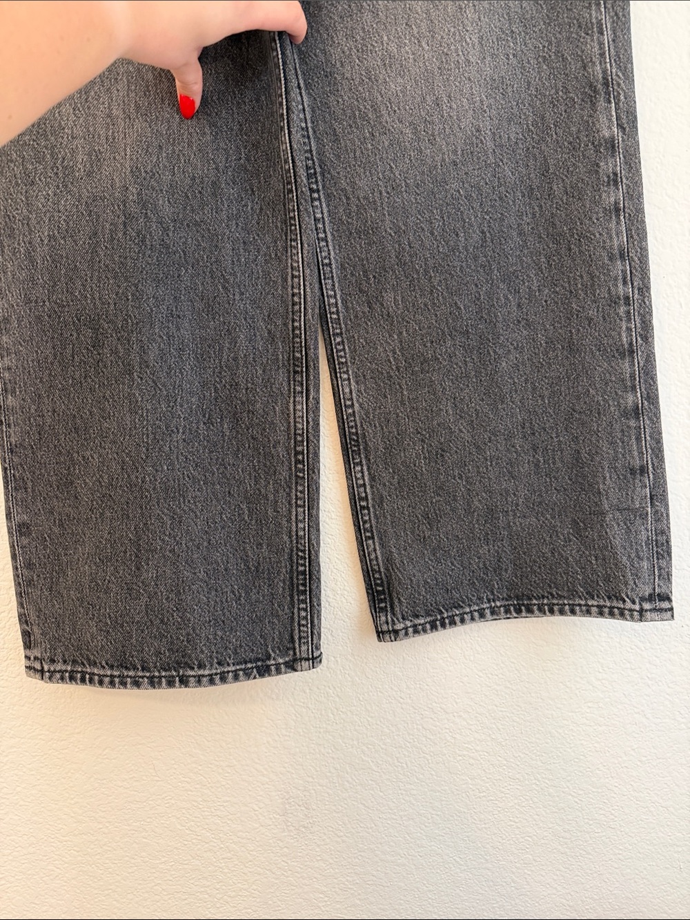 Rag & Bone Saige Low Rise Straight Leg Jeans Black Wash Size 28 NWOT - Picture 4 of 10